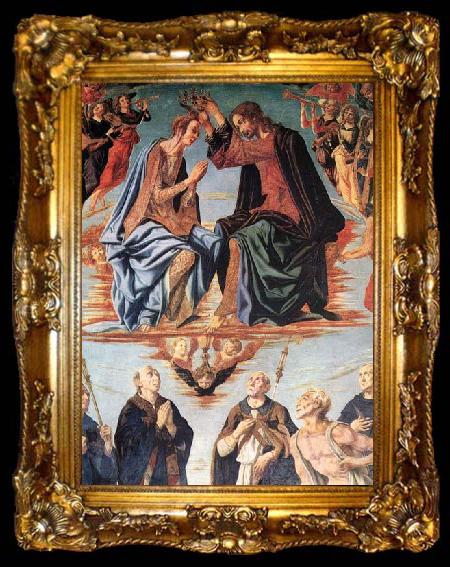 framed  Pollaiuolo, Piero Coronation of the Virgin, ta009-2